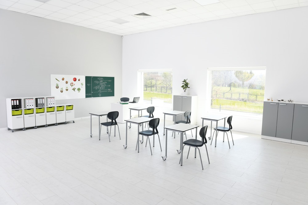 Mobilna sala szkolna do nauki każdego typu przedmiotu
